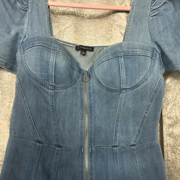 Denim romper - Picture 2 of 3